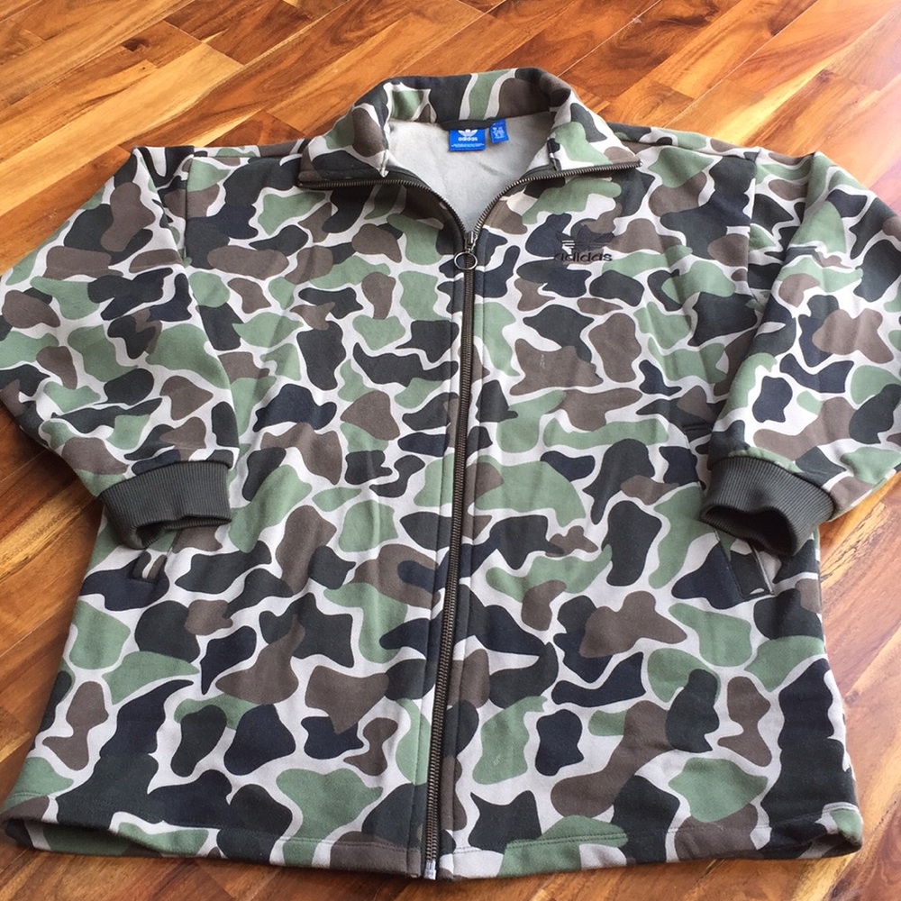 Adidas camouflage jacket size XS